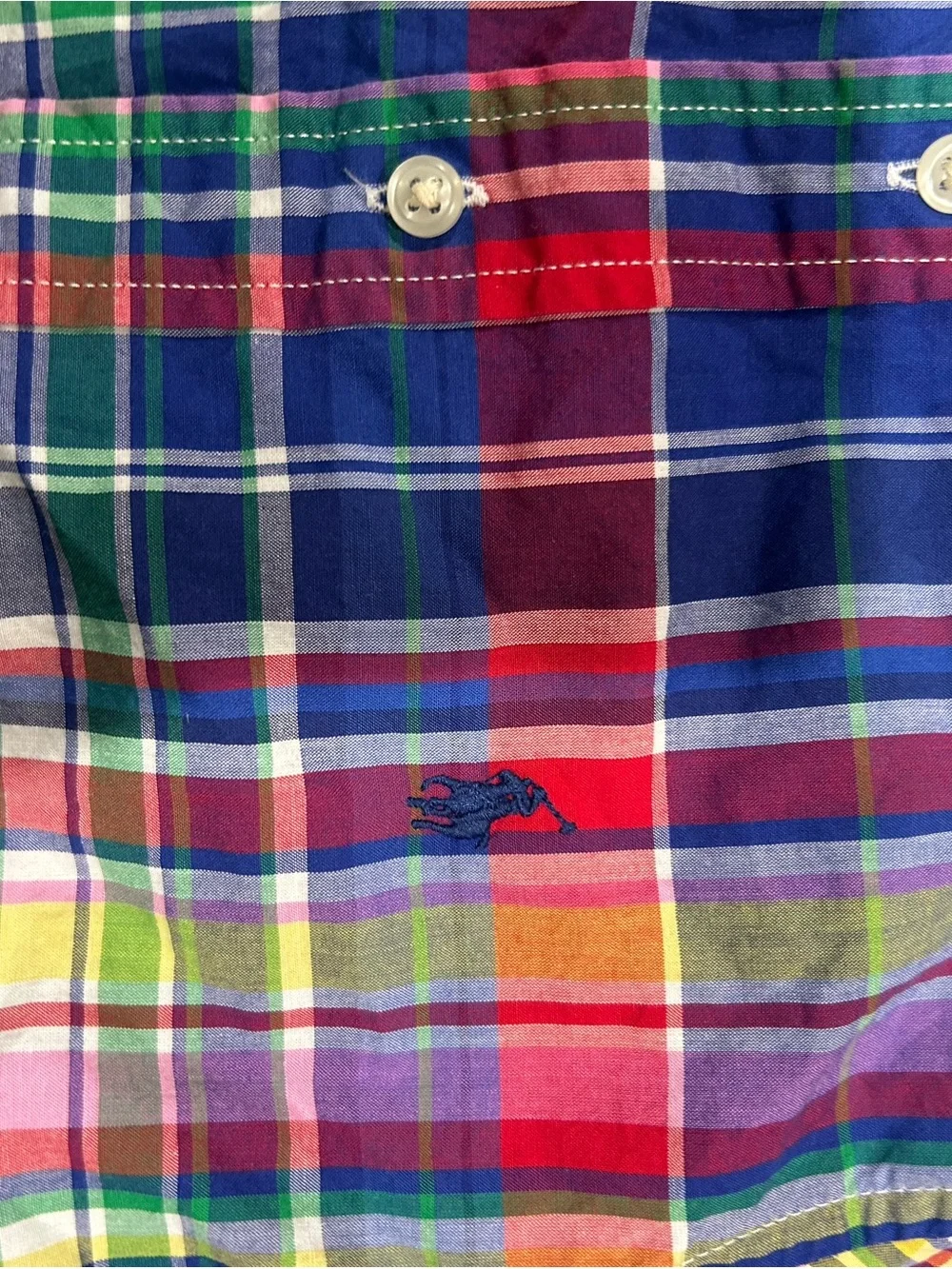 Ralph Lauren Multicolor Plaid Button-Down Shirt